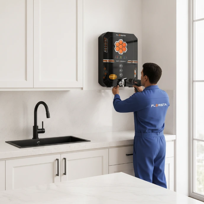 AI Generated Professional Installation of FLORISTA RO Purifier