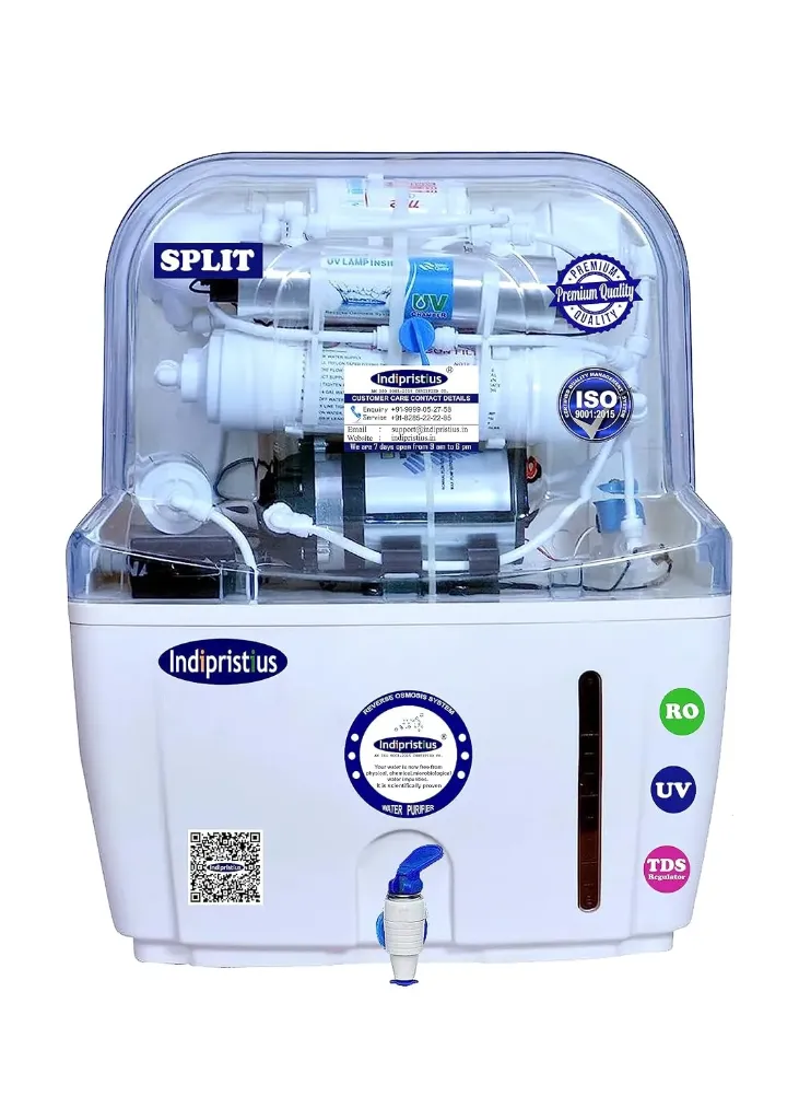 15 L tank,RO+UV+TDS Regulator water purifier with pre-filter set and Installations Kit