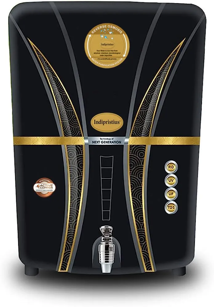 Fully Automatic with Copper RO Water Purifier | 12 L Storage | RO + UV + UF + TDS Regulator + Active Copper | For Home and Office