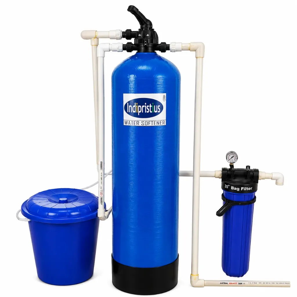 Indipristius Whole House Water Softener to Convert Hard Water into Soft Water